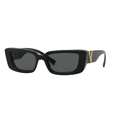 versace ve4382 black|Versace wide high bridge fit.